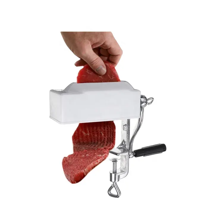 Machine manuelle d'attendrisseur de viande de bureau/petite machine d'attendrissement de steak de boeuf à la main