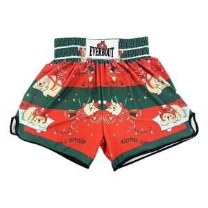 Men <strong>Women</strong> Adults New <strong>Boxing</strong> <strong>Shorts</strong> Pants Front Logo Cross-Border Martial Arts Wear 100% Polyester Breathable - Product Image 5