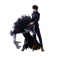 Vente en gros de figurines FIGURIZMa Megumi Fushiguro avec chien divin, statue de personnage de collection, en stock