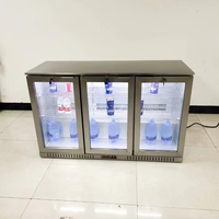 Sanmen County Compact Mini Bar Congélateur Refroidisseur de bière à température unique avec ventilateur Refroidissement Équipement de réfrigération