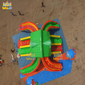 Châteaux gonflables WODI de qualité commerciale en PVC 0,9 mm avec toboggan pour festivals aquatiques et activités - Product Image 3