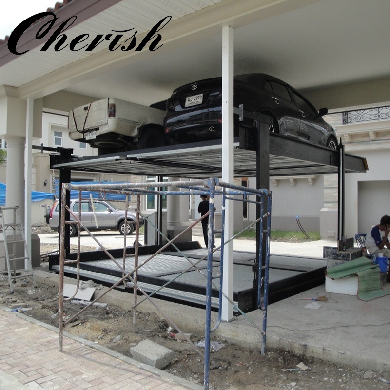 Подвал выделяют подземными автомобильный парковочный подъемный механизм подземный детектор