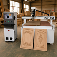 Machine de fraisage CNC ATC pour le travail du bois 2030 avec changeur d'outils automatique pour la découpe de panneaux de meubles et de placards