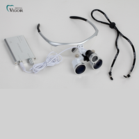 Lampe frontale LED portable, loupes chirurgicales dentaires 3,5X, loupe dentaire, lampe d'examen LED