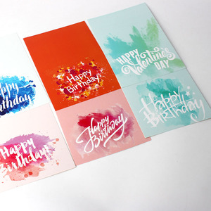 Cartes de remerciement personnalisées avec logo imprimé en couleur, faible quantité minimum de commande - Product Image 3