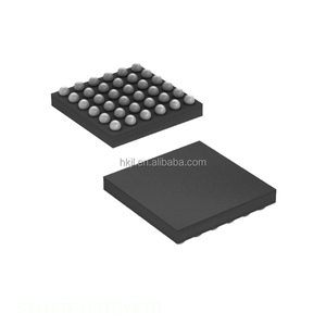 Composants électroniques de circuit intégré STM32F410TBY6TR, MCU embarqué 32 bits, 128 Ko de mémoire flash, 36WLCSP en stock, 36 UFBGA WLCSP - Product Image 1