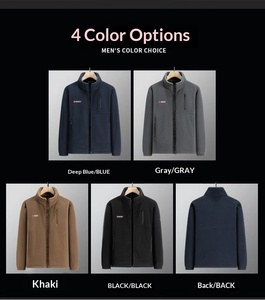 Men's Fleece Streetwear Quick Dry Autumn Winter Thickened Warm Windproof Cold-proof Loose Plus Size Outdoor Sports - Product Image 4