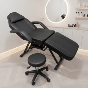 Cama Plegable Multifuncional para Salón de Belleza, Tatuajes de Pestañas, Spa, Peluquería, Masajes y Tratamientos Faciales - Product Image 4