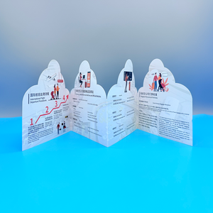 Opuscoli medici Bi-piegati personalizzabili a forma di fustel servizi di clinica, annunci di farmaci e guide per il controllo della salute per i marchi sanitari - Product Image 5