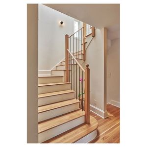 <span class=keywords><strong>Escalera</strong></span> Recta Prima con Peldaños en Espiral en <span class=keywords><strong>la</strong></span> Parte Inferior para Instalación en Esquinas y Optimización del Espacio - Product Image 3