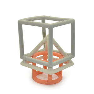 <span class=keywords><strong>Mordedor</strong></span> de silicona para bebé, juguete personalizable de grado alimenticio, <span class=keywords><strong>3</strong></span> uds. Por juego - Product Image 2