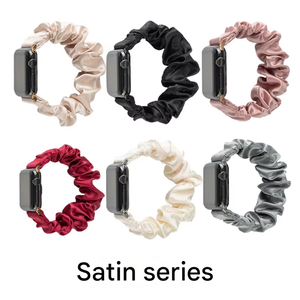 Bracelet de montre en tissu élastique de luxe Upro pour Apple Watch Series 10 9 8 SE, bracelet respirant tendance pour femmes, 41 45 46 mm - Product Image 6