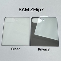 Protection d'écran anti-espion anti-rayures en verre trempé HD transparent pour caméra de téléphone Samsung Galaxy Z Flip 7 6 FE, OEM d'usine