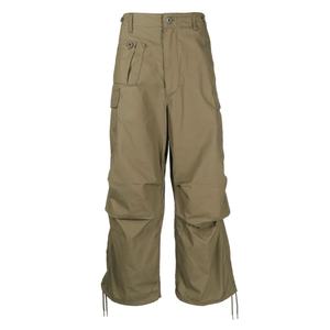 Pantalones Cargo de Pierna Ancha para Hombre, 100% Algodón Sin Elasticidad, Estilo Urbano - Product Image 1