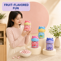 Biscuits aux fruits et au fromage Aimo AD Sweet Fruity - Texture croustillante - 14 grammes par paquet - Emballage en boîte cartonnée prêt à consommer