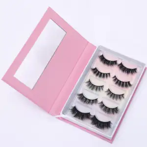 Ciglia finte più vendute visone Full Strip Lashes Fluffy 3D Faux fluffyfull strip ciglia con confezione Lashbox personalizzata