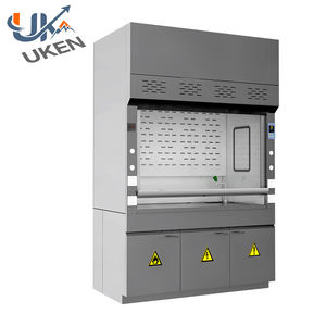 Custom Modern School & Hospital <span class=keywords><strong>Laboratory</strong></span> Chemical Resistant Ducted Steel Fume Hoods para Biobase Cabinet Exhaust Fan Uken - Product Image 1