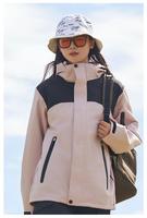 Veste d'extérieur unisexe 3 en 1 avec logo personnalisé, coque antibactérienne, doublure en polaire, coupe-vent, pour la randonnée, le camping, vente en gros