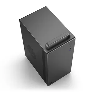 Özelleştirilmiş toptan bilgisayar parçaları aksesuarları kabine durumda masaüstü kulesi OEM ATX ince mikro bilgisayar kasası isteğe bağlı kolu