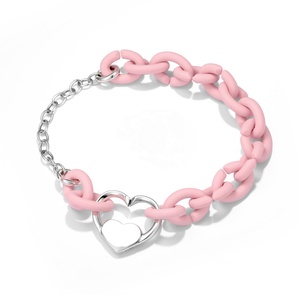 DIY 925 Sterling Silver Chain Bracelets Fine Unisex Rubber X Bracelet for Women <strong>Men</strong> Top Quality Charms Hard Rubber <strong>Gift</strong> Hot <strong>Sale</strong> - Product Image 4
