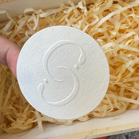Étiquettes d'emballage personnalisées avec impression de logo, faible MOQ, autocollants en papier texturé de haute qualité et simples