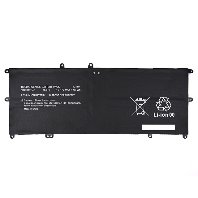 48Wh 15V Brand New VGP-BPS40 BPS40 Laptop Battery for Sony Vaio Flip SVF 15A Flip SVF 14A SVF15N17CXB SVF15NB1GL SVF15NB1GU