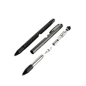 Ouvre-<span class=keywords><strong>bouteille</strong></span> 9in1 à lumière LED Règle Tournevis <span class=keywords><strong>Stylo</strong></span> à bille en métal personnalisé <span class=keywords><strong>Stylo</strong></span> à bille multifonction avec logo - Product Image 2