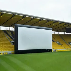 Pantalla de cine inflable Hd para exteriores, nuevo diseño, pantalla de Tv inflable con soplador