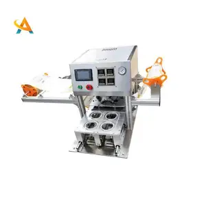Professional Cup Can Sealer Fresh Seafood Meat Box Manual Packing Sealing Machine