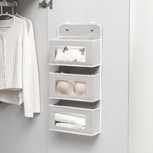 Fashion Over-the-Door <b>Wall</b>-mounted Non-Woven Fabric <b>Storage</b> Bag <b>Hanging</b> <b>Storage</b> Bag for Bedroom Dormitory - Product Image 2