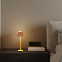 Lampe de Table LED Rechargeable 5W à Capteur Tactile, Dimmable, Lumière de Lecture de Bureau pour Décoration de Chambre