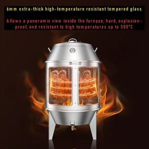 Four à rôtir en verre trempé transparent pour poulet au gaz, canard laqué, pour restaurant - Product Image 4