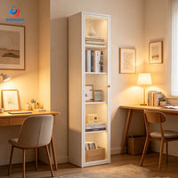 Armoire de rangement en acier métallique avec classeur - Armoire en acier métallique adaptée au garage, au bureau, à la cuisine, à l'entrepôt, à l'atelier