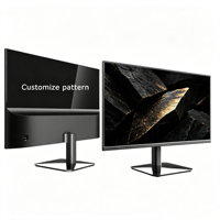 Moniteur 27 pouces 144Hz IPS ultra-fin pour jeux, panneau arrière en verre rétroéclairé personnalisable, écran d'ordinateur de bureau OEM