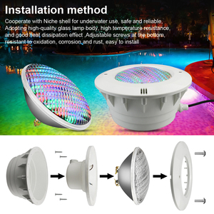 18W 12V <span class=keywords><strong>PAR56</strong></span> <span class=keywords><strong>LED</strong></span> <span class=keywords><strong>Piscine</strong></span> Lumière 6000K <span class=keywords><strong>Piscine</strong></span> <span class=keywords><strong>Ampoule</strong></span> IP68 Étanche Étanche Étang Lac Baignoire Spa Lampe Verre Sous-Marin Paysage Éclairage - Product Image 5