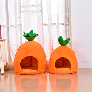 Gran oferta, bonito patrón sólido en forma de piña, personalizado, <span class=keywords><strong>plegable</strong></span>, transpirable, interior/exterior, cama <span class=keywords><strong>para</strong></span> mascotas, <span class=keywords><strong>casa</strong></span> <span class=keywords><strong>para</strong></span> gatos y perros - Product Image 5