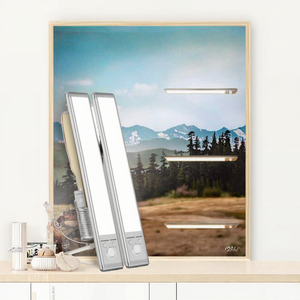 Modern Battery Powered Under Cabinet LED <b>Lights</b> Waterproof & Dimmable Wall-Mounted for Cabinets - Product Image 3