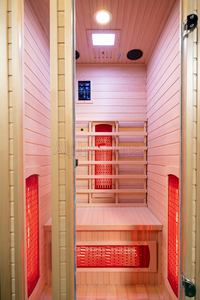 Maison de sauna en bois <span class=keywords><strong>infrarouge</strong></span> portable pour <span class=keywords><strong>solarium</strong></span> électrique - Product Image 6