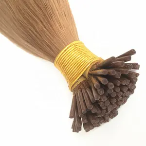 Nicehair 100% Virgin Russian Remy Full Length Human Hair Stick Tip Keratin Pre bond I Tip1 gram Hair Extensions Wholes