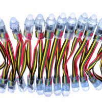 Guirlandes lumineuses LED RGB programmables, bande lumineuse féerique adressable, éclairage décoratif pour événements intérieurs et extérieurs