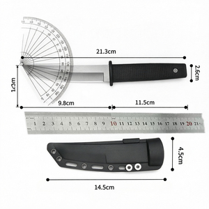 Couteau à fruits EDC 3CR13 de haute qualité disponible en OEM, couteau à lame fixe de style <span class=keywords><strong>suisse</strong></span> pour la chasse en plein air et la découpe de viande avec étui - Product Image 6
