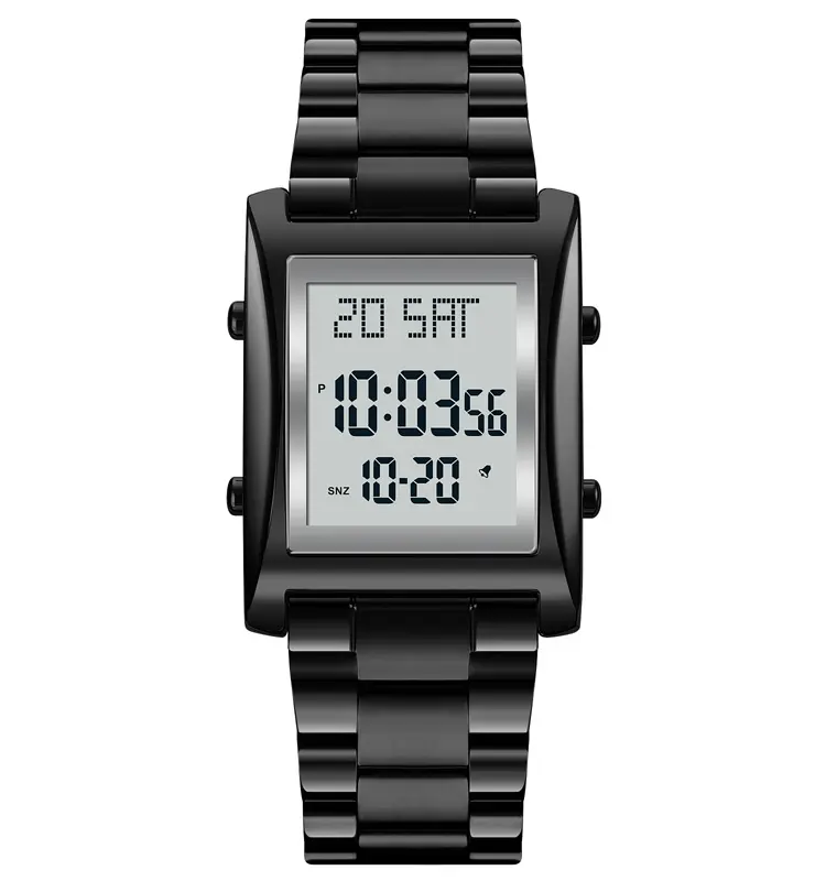 Good Quality Luxury Wrist Watch Stainless Steel Strap Relojes Hombre Waterproof Digital Men's Watch