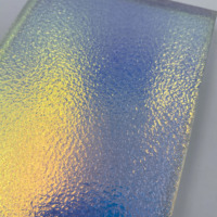 Tableau acrylique peau d'orange symphonie peau d'orange colorée laser dégradé couleur plexiglas poire motif cloison écran