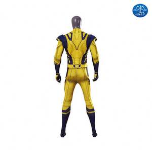 Disfraz <span class=keywords><strong>de</strong></span> Halloween <span class=keywords><strong>de</strong></span> Película para Hombre Superhéroe James Howlett Cosplay Traje <span class=keywords><strong>de</strong></span> <span class=keywords><strong>Wolverine</strong></span> Enterizo Amarillo - Product Image 4