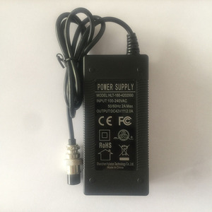 42 Volt 2 Amp <span class=keywords><strong>Hoverboard</strong></span> sạc 42 V 2A Lithium Battery Charger thông minh tự cân bằng điện <span class=keywords><strong>Scooter</strong></span> bộ phận <span class=keywords><strong>adapter</strong></span> điện - Product Image 3