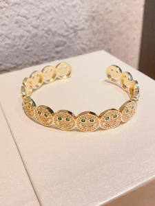 Bracelet porte-bonheur en cuivre de haute qualité, tendance et très vendu, personnalisé, avec visage souriant créatif, pour un usage quotidien, accessoires pour femmes - Product Image 6