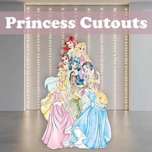 OEM ODM Recortes de Acrílico de Princesa em Tamanho Real, Cenário para Chá de Bebê, Standee de Conto de Fadas, Centros de Mesa de Acrílico para Festa de Princesa - Product Image 1