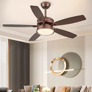 <span class=keywords><strong>Ventilateur</strong></span> de plafond antique avec luminaire 48 pouces, style nostalgique, <span class=keywords><strong>ventilateur</strong></span> LED avec télécommande, 3 vitesses, pales en ABS, pour salon et salle à manger - Product Image 2