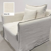 Tissu d'ameublement moderne et polyvalent en polyester/lin teint en fil, écologique, pour canapé, style vintage, textile de maison, vente chaude
