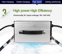Chargeur de batterie pour moto/scooter S2500 1260-2100W 84V 15-25A avec protection OTP/OVP pour Lithium/Lifepo4